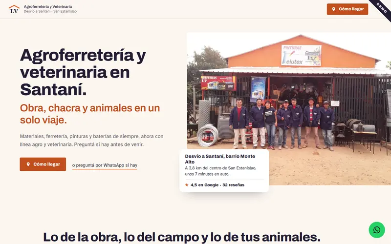 Demo de Agroferretería LV