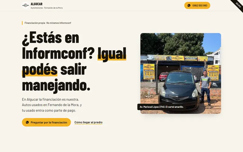Demo de Algucar Automotores