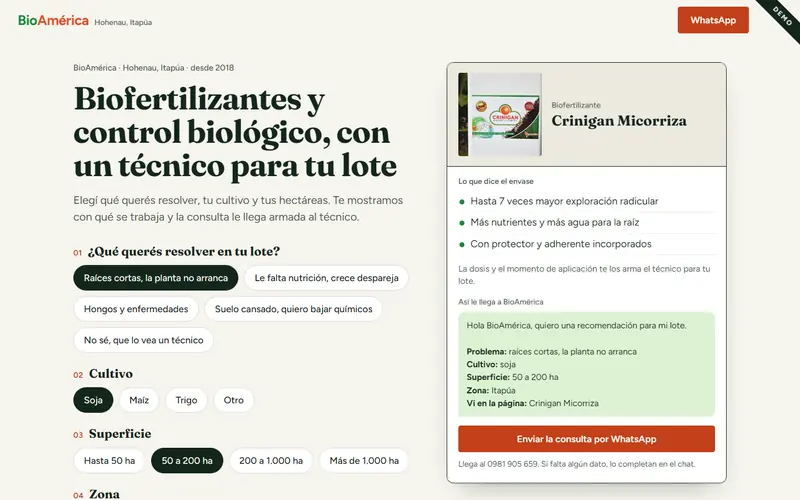 Demo de BioAmérica