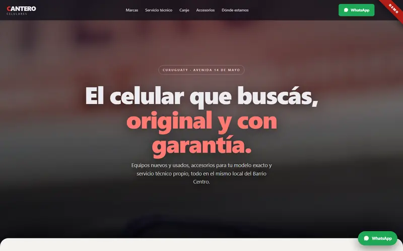 Demo de Cantero Cell