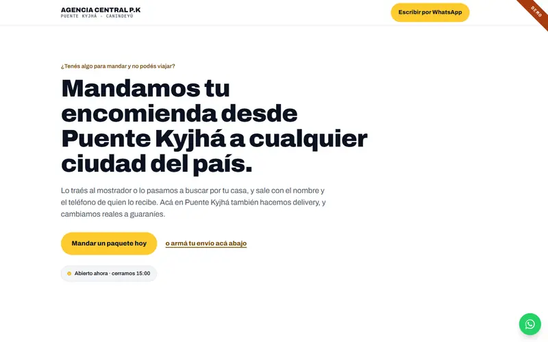 Demo de Agencia Central P.K