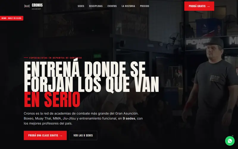 Demo de Cronos Academy
