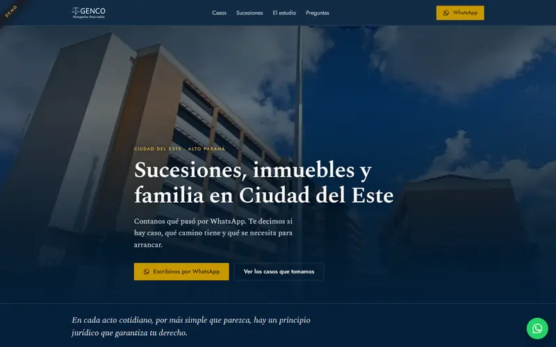 Demo de GENCO Abogados