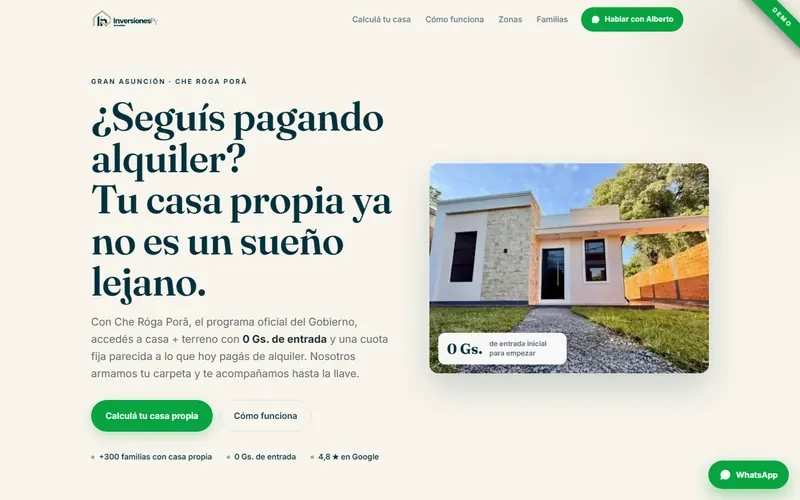 Demo de Inversiones Paraguay