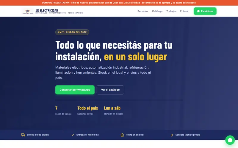 Demo de JR Electricidad
