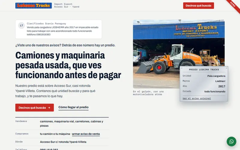 Demo de Ledezma Trucks