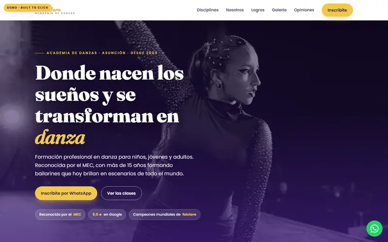 Demo de Academia de Danzas Lizza Jara