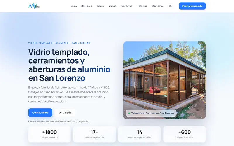Sitio de Mas Vidrios