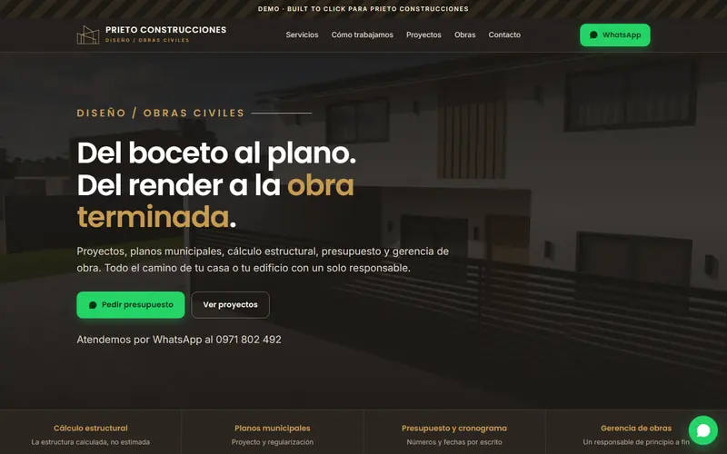 Demo de Prieto Construcciones