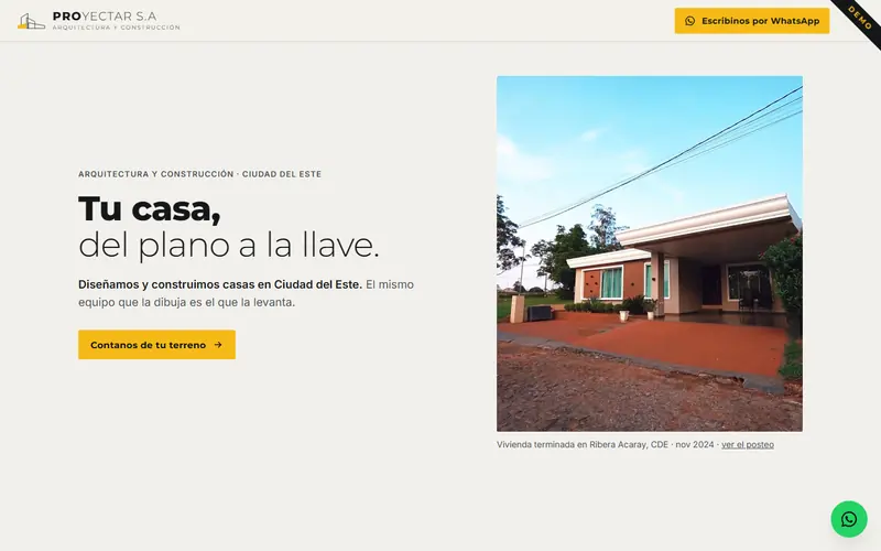 Demo de Proyectar S.A.