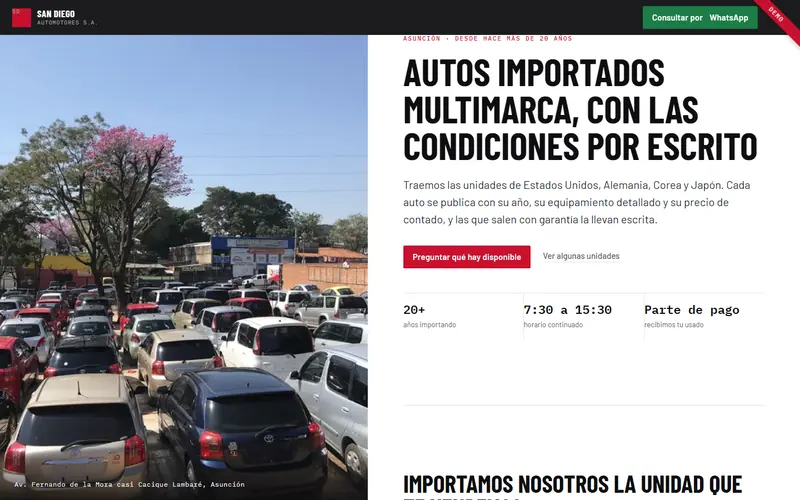 Demo de San Diego Automotores