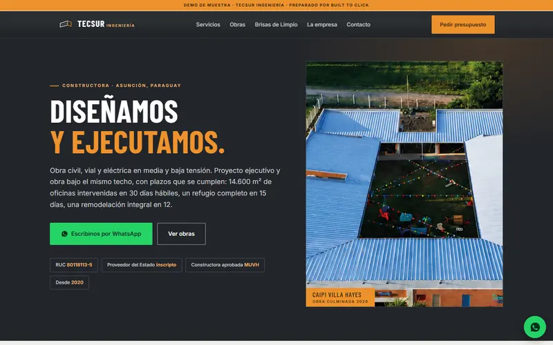 Demo de TECSUR Ingeniería