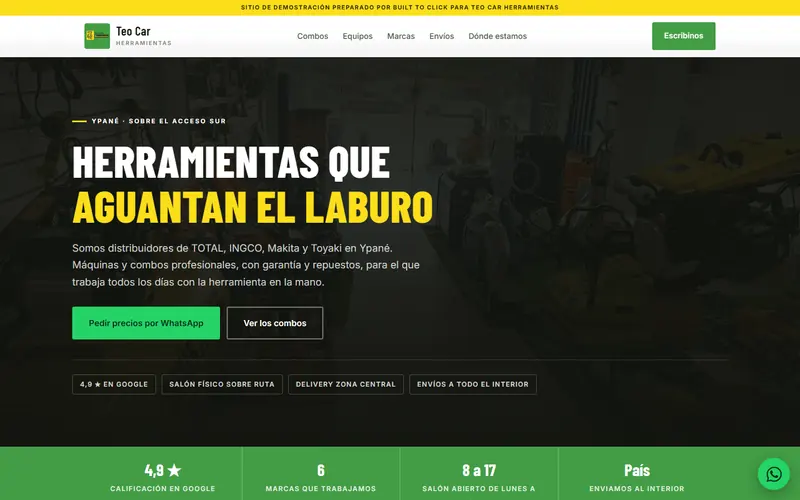 Demo de Teo Car Herramientas