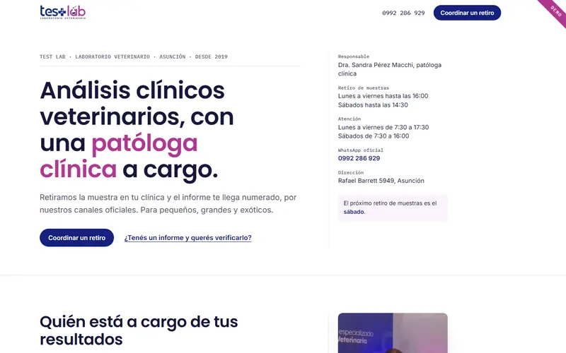 Demo de TEST LAB