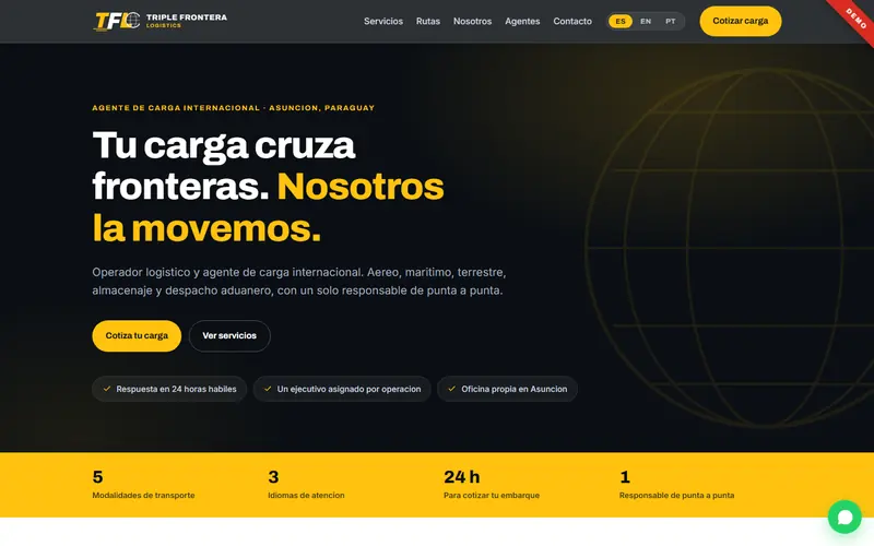 Demo de TFL · Triple Frontera Logistics