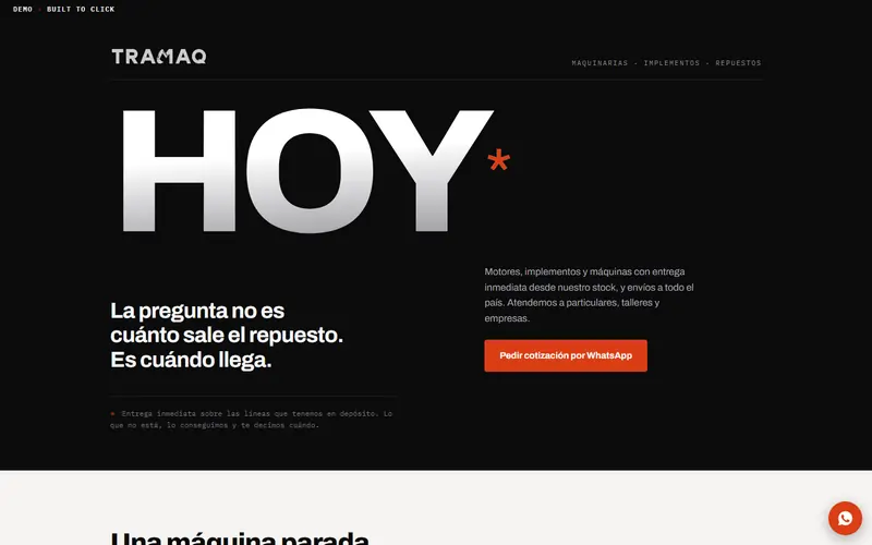 Demo de TRAMAQ