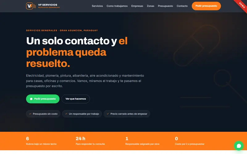 Demo de VF Servicios